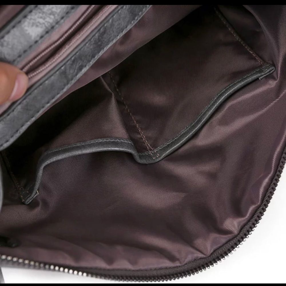 Very Soft Luxurious Vegan Leather Women’s Clutch Black - Picture 3 of 6